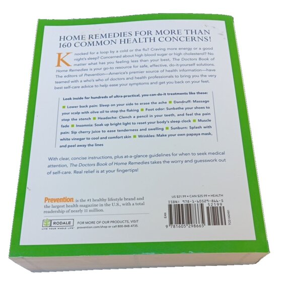 The Doctors Book of Home Remedies : Quick Fixes, 20th Edition Anniversary 2009 - Picture 3 of 16